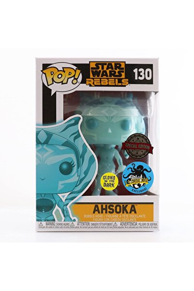 Funko Pop! Star Wars Rebels #130 Glow in The Dark Ahsoka (2017 Comikaze Exclu...