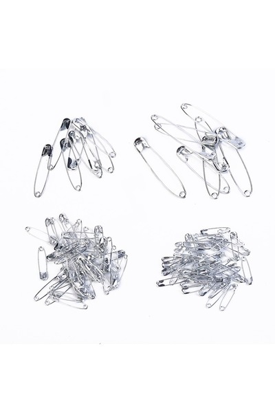 Lawazim Multi-Size Safety Pin Set - 110PCS Reusable Metal Pins for Fabric and...