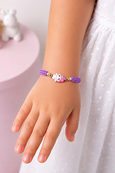 MakeWell Kuromi Hello Kity My Melodi Panda Bear Figured Drawstring Bracelet –...