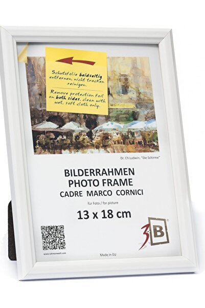 OEM Rama foto din lemn Clasic Elegant Modern 13x18 cm Albă