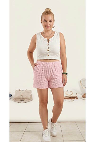 FIRFIR MODA GOFRE CEPLİ ŞORT