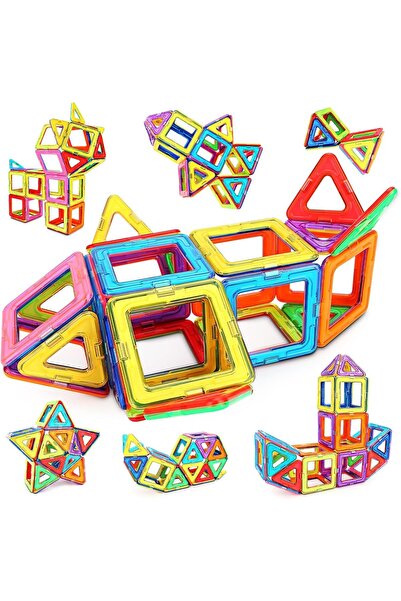 OEM Set de blocuri magnetice de construcție, 48 de piese, jucării educative