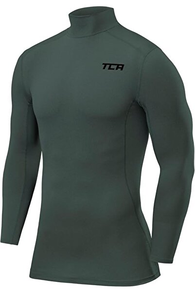 OEM TCA Tricou termic bărbătesc cu mânecă lungă și strat compresiv L 10-12 ani