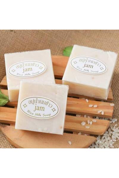 Jam صابون الأرز مع الجلوتا والكولاجين (6 قطع)