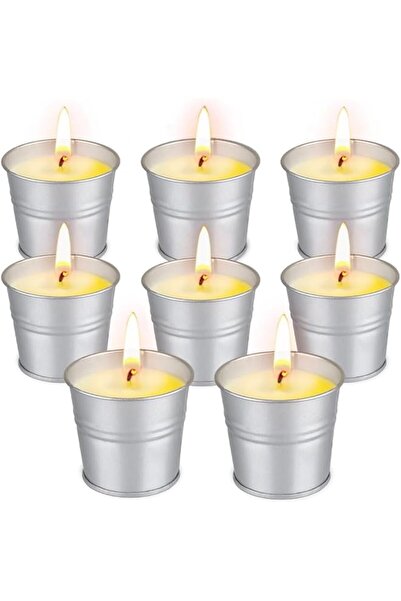 The Bros Citronella Candles Outdoor, 8 Pack Natural Soy Wax Scented Candles