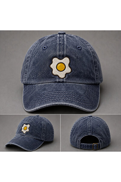 WeavedCo Egg Embroidered Vintage Washed Cap Hat