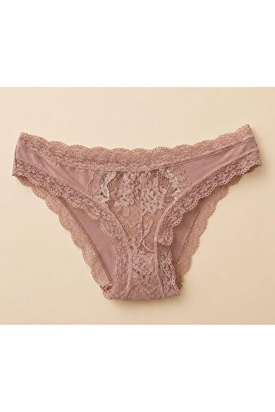 Luxxa Underwear Önü ve Kenarları Dantel Detaylı Külot