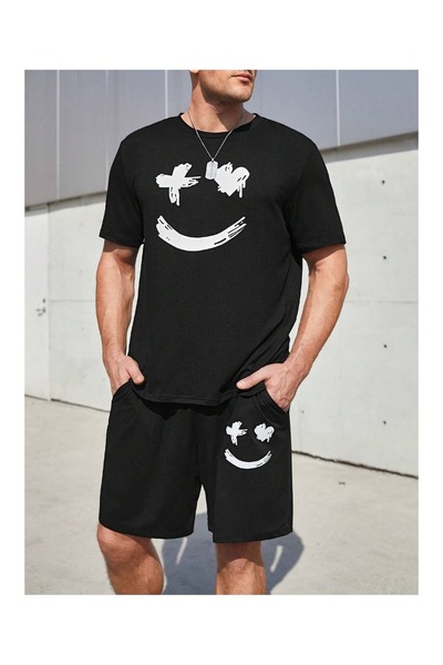 LOTS MODA Set - Shorts T-Shirt Bottom Top Set