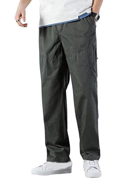 Lymio Men's Cotton Cargo Pants, Cargo -62-65