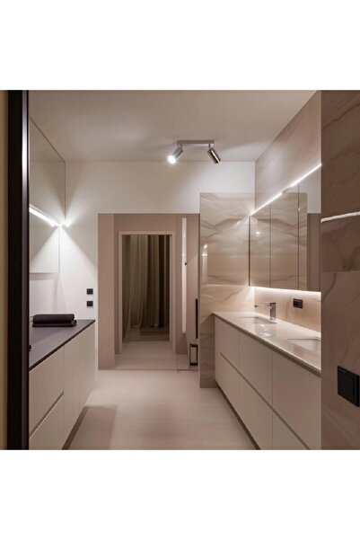 RİOLİGHT MODERN1 KROM1 MAFSALLI HAREKETLİ BAŞLIK 2XGU10 DUYLU LED SPOT AVİZE(...