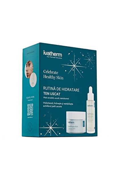 IVATHERM Pachet Ser Aquafil Hydra 30ml + Cremă Aquafil Hydra Rich 50ml