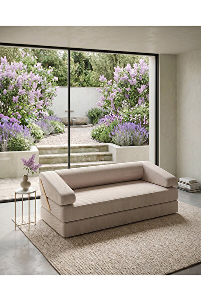 DECHOME 180x90 cm Yatak Olabilen Modüler Sünger Koltuk | Hareketli Sırt Dayam...