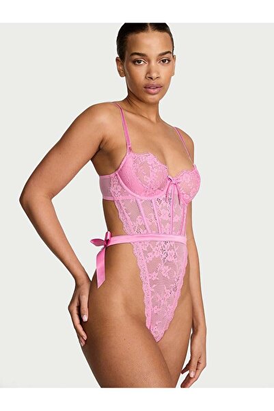 Victoria's Secret Wicked Desteksiz Dantelli Teddy
