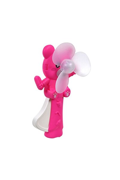OEM Ursuleț ventilator fucsia pentru copii 14 cm