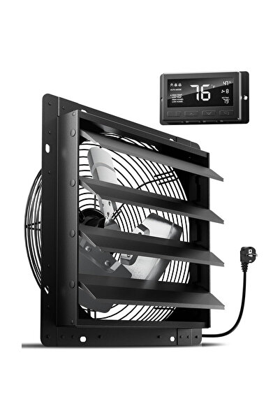 HG Power Ventilator industrial de perete 400 mm, 2200 m³/h, motor EC, cu cont...