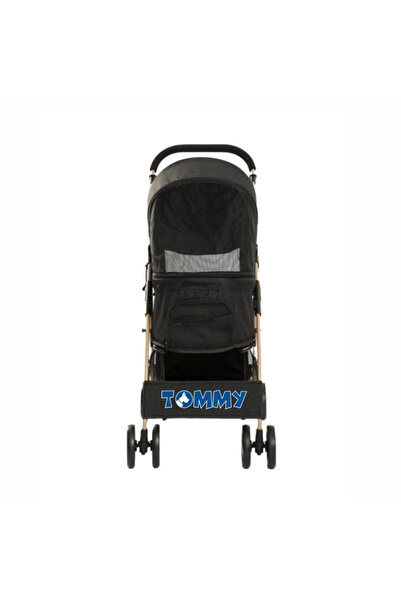 Tommy Evcil Hayvan Arabası 67x47x98 Cm Siyah Max 15 Kg