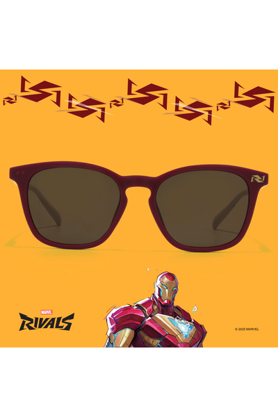 Babamio MARVEL RIVALS- IRON MAN 9-14 years Sunglasses, Red