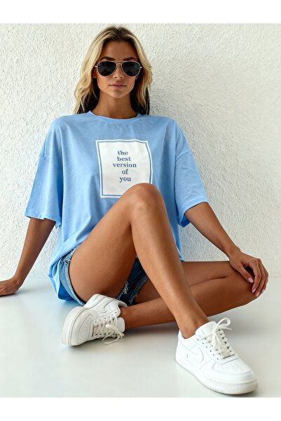 LAPS The Best Version Printed Oversize Unisex T-shirt