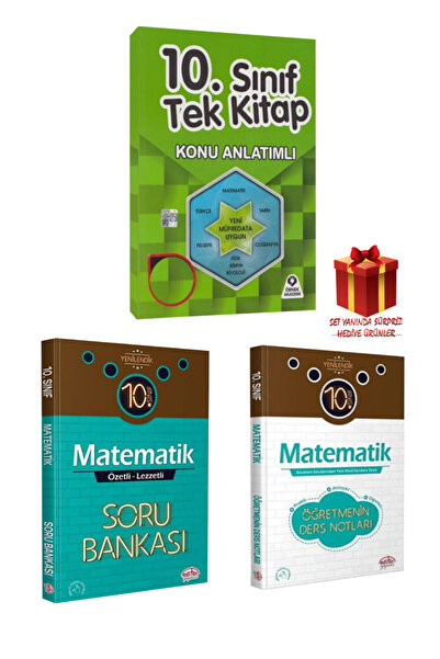 Örnek Akademi Yayınları 10.Sınıf Tek Kitap Konu Anlatımlı + Matematik Özetli-...