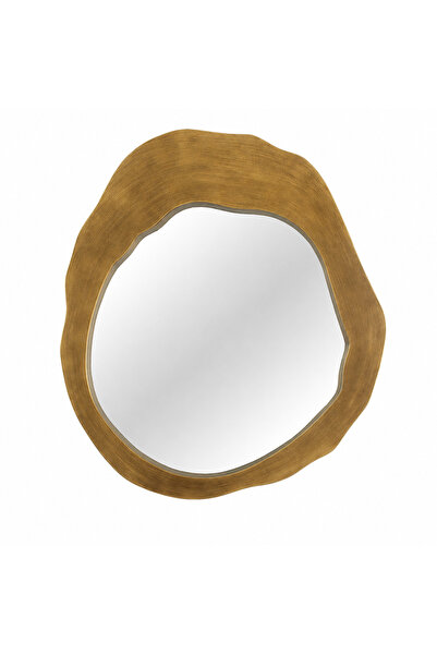 Kiana Brass Harp Framed Mirror