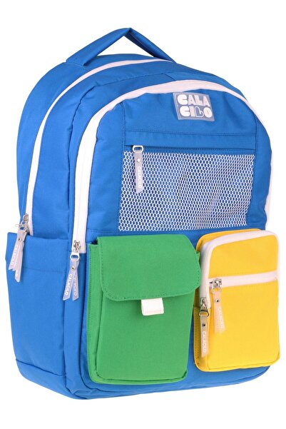 CalaCilo Rucsac școlar pentru băieți, gemeni, culoare albastru-verde, pentru ...