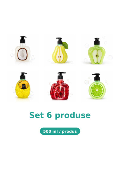Tasty Set 6 Produse Tasty, Mix Cocos, Pere, Mar Extract, Ananas, Rodie, Lime