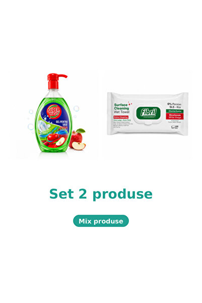 Fibril Bucatarie, Set 2 Produse: Mar, Green