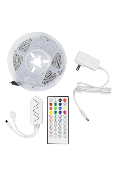 EUROLAMP 5m ταινία LED, Pixel RGB, 12V, με τηλεχειριστήριο και driver, με δυν...