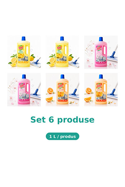 Super wash Set 6 Produse Super wash, Mix 2x Lamaie, 2x Orhidee, 2x Portocala