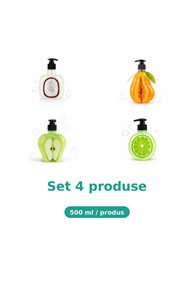 Tasty Set 4 Produse Tasty, Mix Cocos, Pepene Galben, Mar Piele Sensibila, Lime
