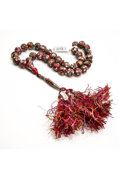 genernic Mina Rosary 33 Beads 9.5mm Multi-Color Floral Prayer Beads 28.5g Pre...