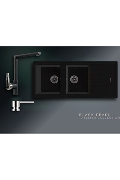 RealStone Black Pearl Collection Esila P021 & Vesta Premium Mutfak Koleksiyonu
