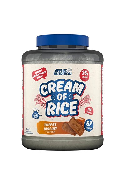 applied nutritionn كريم اوف رايس نكهة توفي بسكيت 2 كجم - Cream Of Rice Toffee...