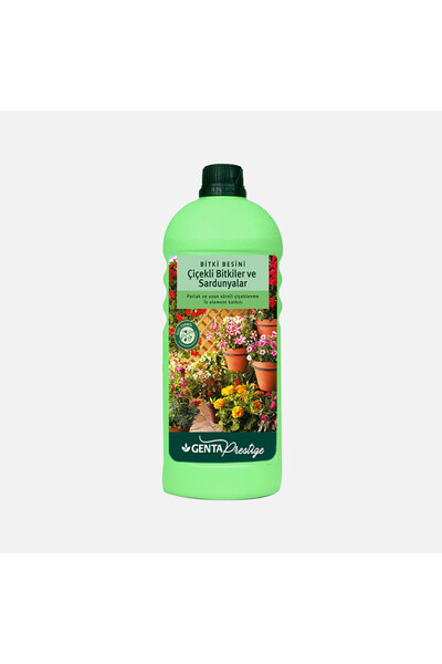 Genta Çiçekli Bitkiler ve Sardunyalar İçin Sıvı Besin (1 Lt)