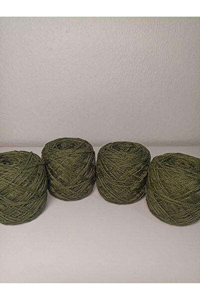kartopya Haki Renkli Koton Örgü İpi 400gr(4x100 Gr)