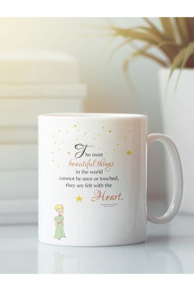 D&Y GAUDERY White Mug Cup Little Prince, Stylish and Convenient Coffee Cup