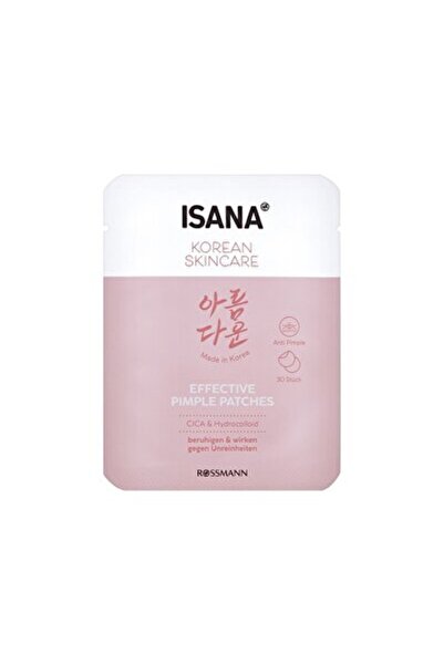 ISANA Korean Skincare Akne Bandı Cica & Hidrokolloid 30'lu 30'lu