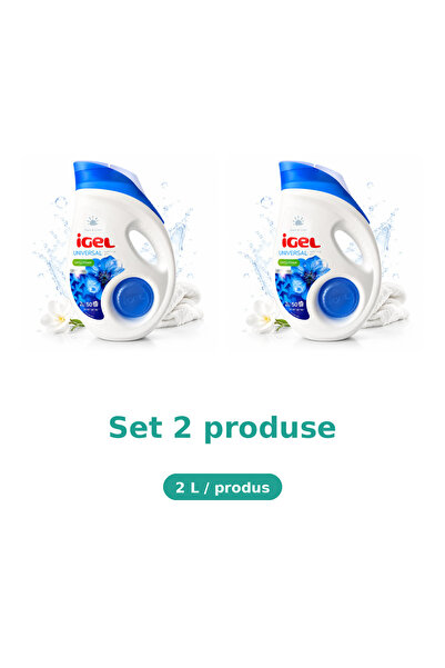 Igel Bax 2 Pachete Detergent lichid universal Igel2L 50 spalari, 2 x 2 L