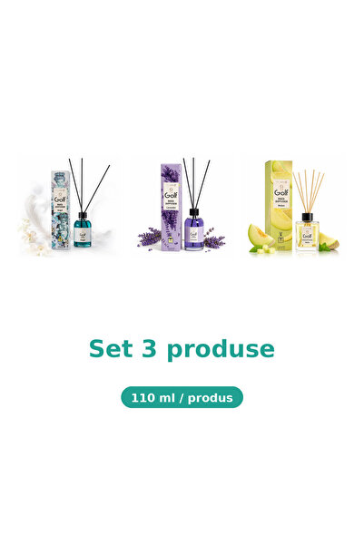 Golf Set 3 Produse Golf, Mix Angel, Lavanda, Melon