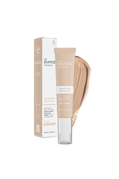 The Purest Solutions Barematte BB Krem Light to Medium 40 ml