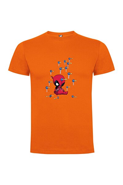 iLovePrints Chibi Deadpool Fitness Fun Tshirt