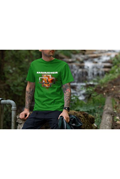 iLovePrints Rammstein Fiery Logo Tshirt