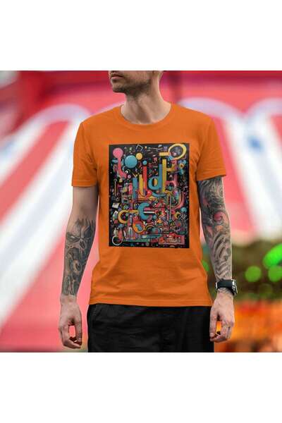 iLovePrints Colorful Abstract Art Tshirt