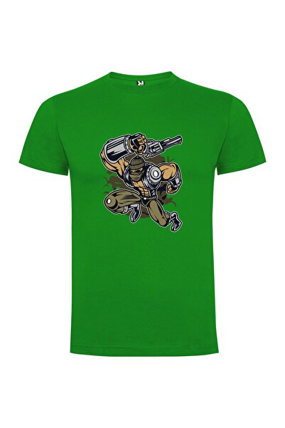 iLovePrints Muscle Gunslinger Menace Tshirt
