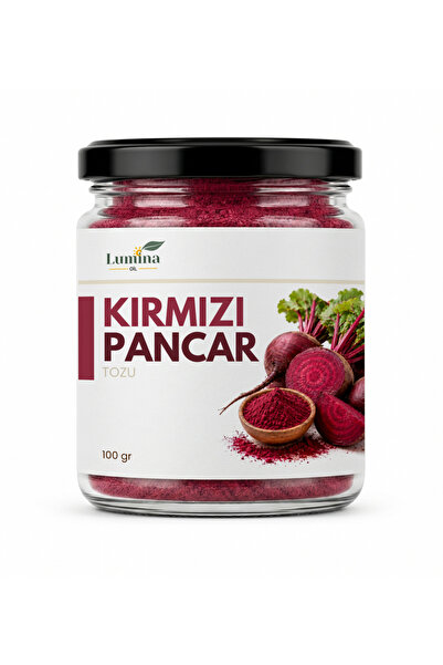 LUMİNAOİL Kırmızı Pancar Tozu 100 Gr. (İnce Öğütülmüş, Katkısız)