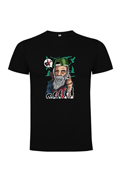 iLovePrints Green-Hatted Aboriginal Sage Tshirt