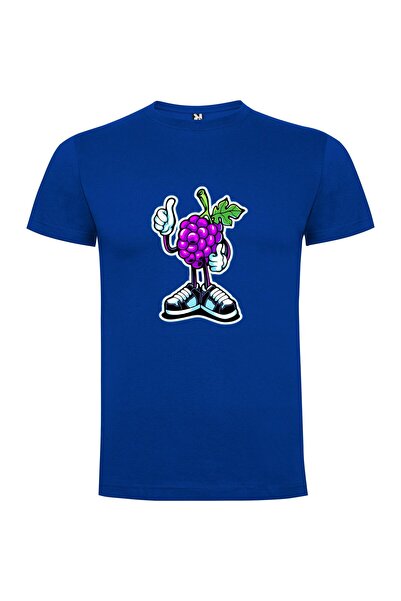 iLovePrints Purple Grape Mascot Marvel Tshirt
