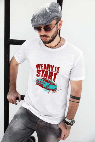 iLovePrints Ready to Start Car Design Tshirt
