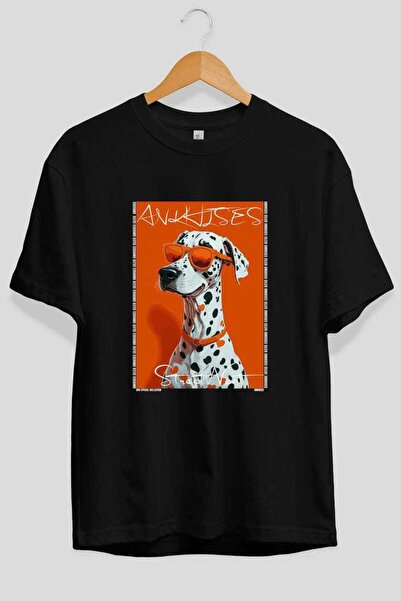 Ankhises Μπλουζάκι  "For Dog Lovers " με 2 σχέδια σκύλων στο μπροστινό μέρος,...