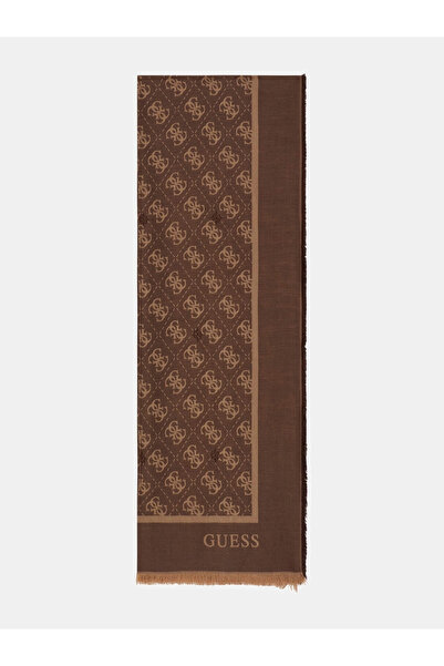 Guess Jakarlı 70x180 Kadın Kahverengi Şal AW5529VIS03-BRO